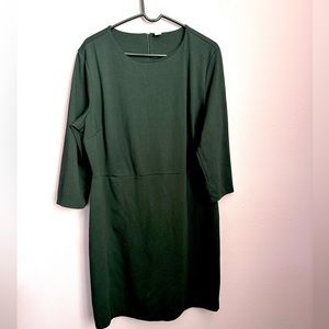 Old Navy ponte knit black sheath dress XXL